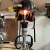 Fire Safety Helmet As A Light Fixture